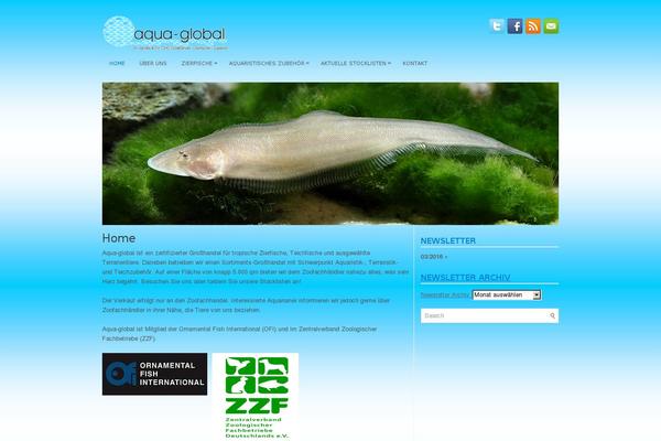 aqua-global.eu site used Businesscards