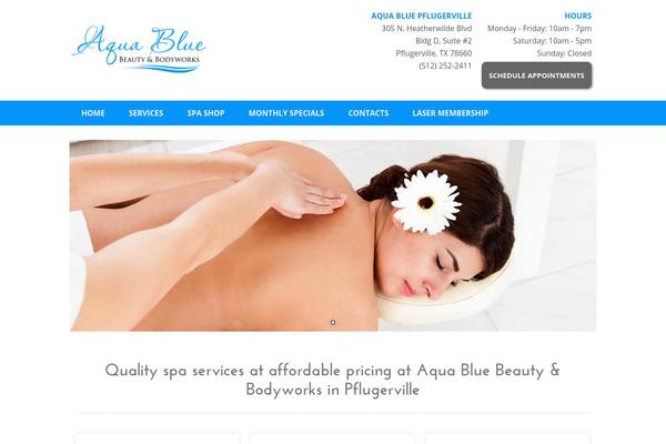 aquablueaustin.com site used Aquablue