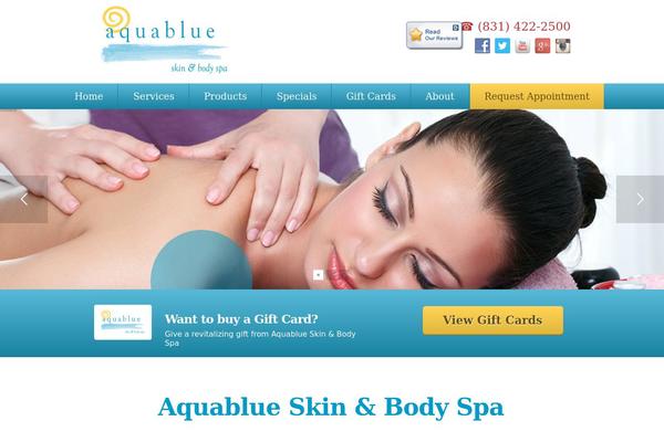 aquabluespa.com site used Aquablue