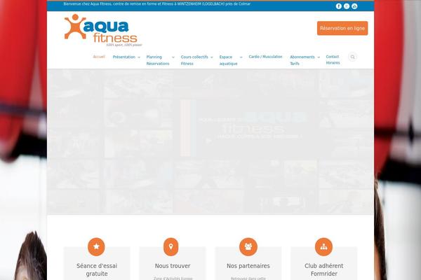 aquafitness.fr site used Flawless v1.15