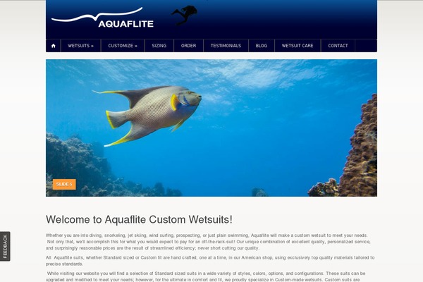 aquaflite.com site used Ux-wp
