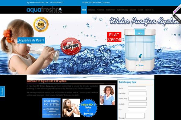 aquafreshropurifier.in site used Aquafreshro