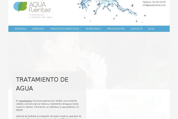 aquafuentes.com site used Aquafuentes