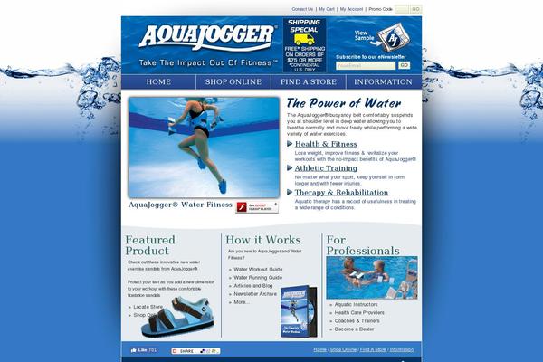 aquajogger.com site used Aquajogger