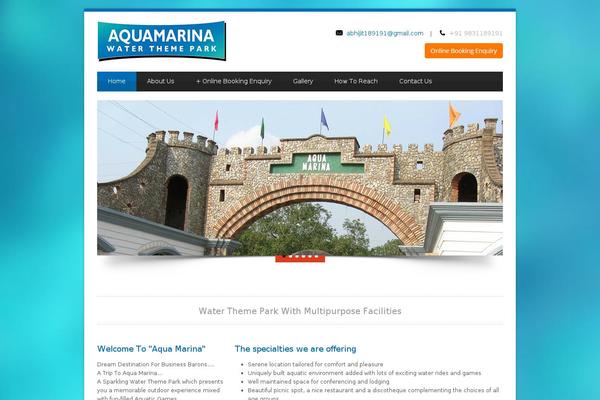 aquamarinapark.com site used Blue Diamond v1.05