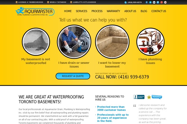 aquamasterplumbing.com site used Aquamaster