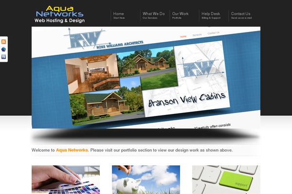 aquanetworkshosting.com site used Display
