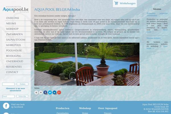 aquapool.be site used Aquapool