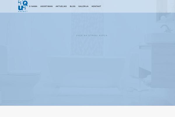 Bridge Child theme site design template sample