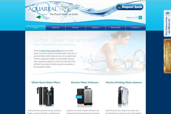 aquareal.com site used Aquareal