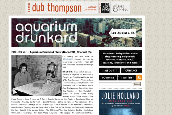 aquariumdrunkard.com site used Aquarium-drunkard