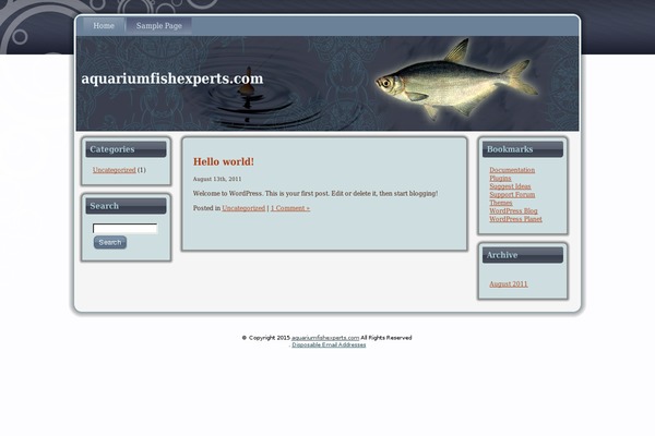 WordPress website example screenshot