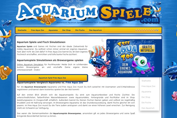aquariumspiele.com site used Aquarium