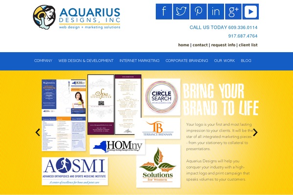 aquariusdesignsinc.com site used Aquarius-theme