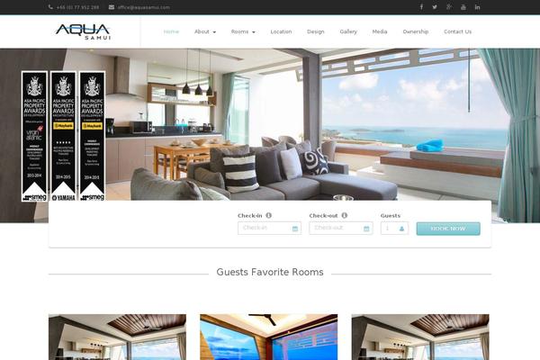 Starhotel theme site design template sample