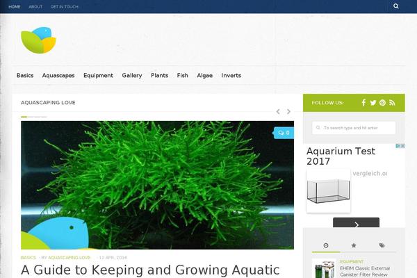 aquascapinglove.com site used Aquascaping