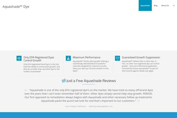 aquashadedye.com site used Aquashade