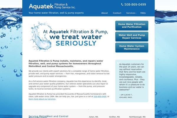 aquatekfilterandpump.com site used Highrise