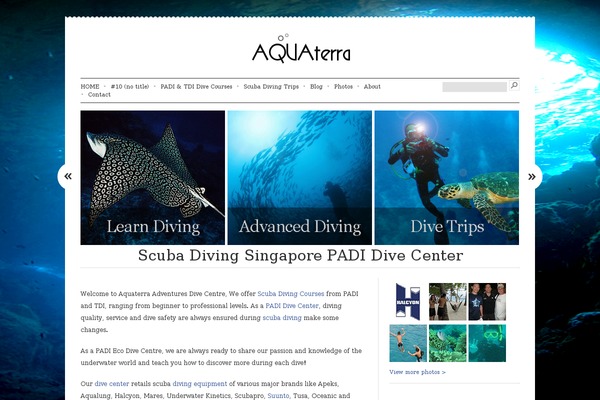 Atlantica theme site design template sample
