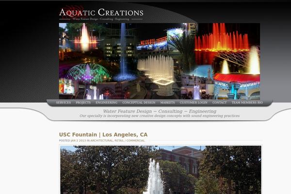 aquaticreations.biz site used Transition