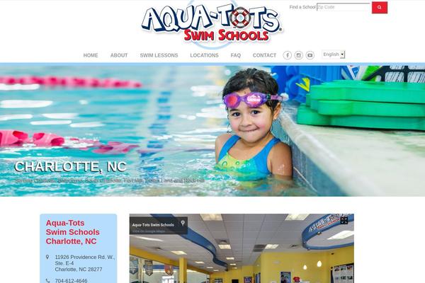 Aquatots-universal theme site design template sample