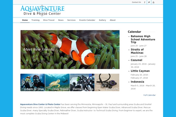 aquaventurescuba.com site used Enfold-child