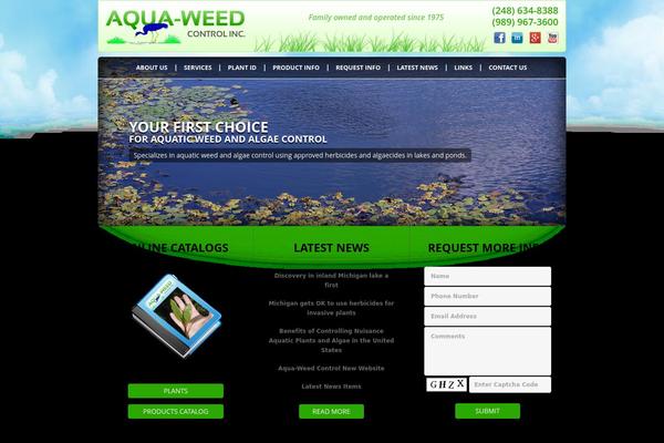 aquaweed.com site used Aquaweed