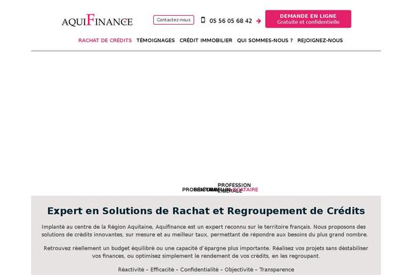 aquifinance.fr site used Hosting-business