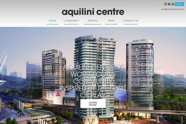 aquilinicentre.com site used Aquilini
