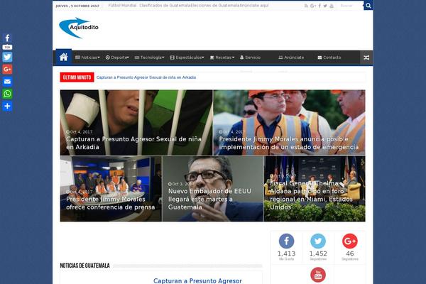 Sahifa theme site design template sample