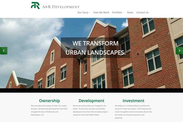 Salient theme site design template sample