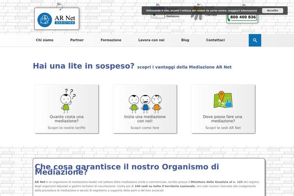 Vantage theme site design template sample