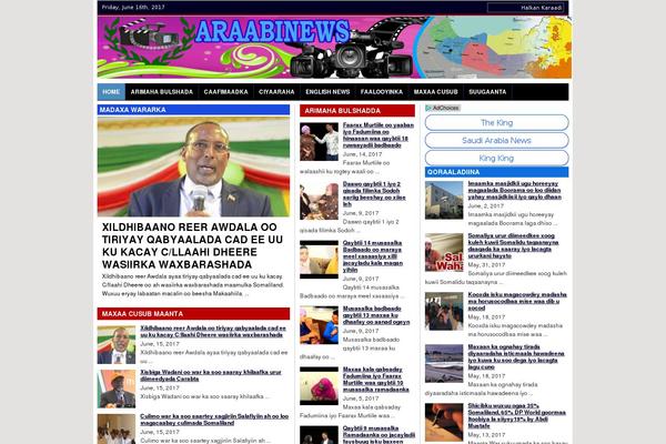 araabinews.com site used Codkadalka_theme1