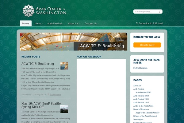 arabcenterwa.org site used Coda
