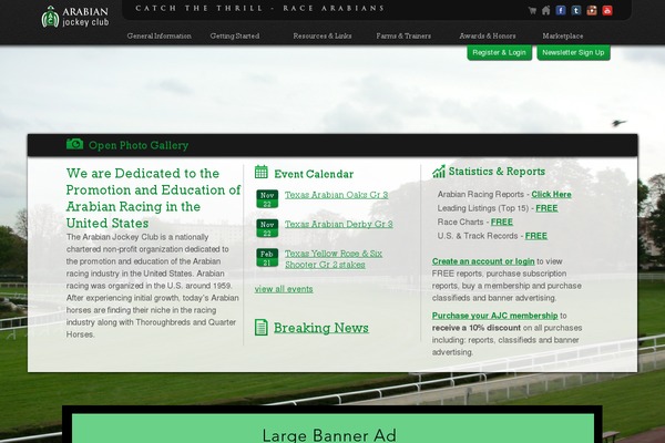 Site using Ajcreports plugin