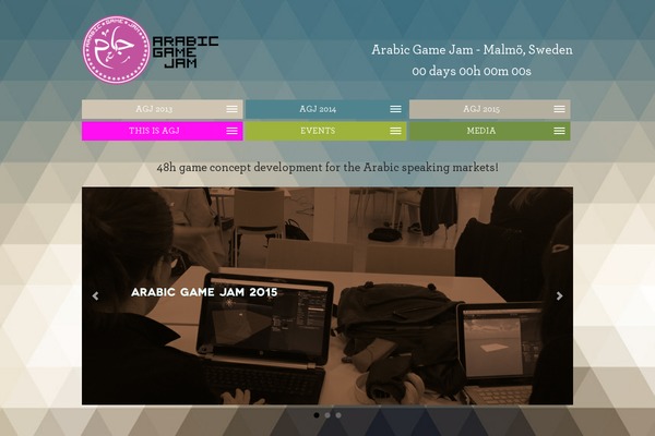 arabicgamejam.org site used Arabicgamesv2
