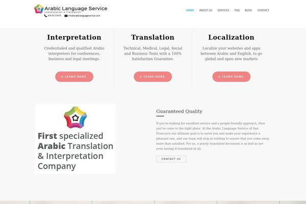 WordPress website example screenshot