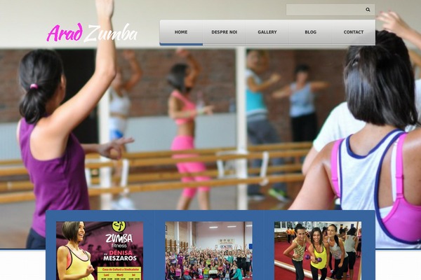 aradzumba.ro site used Theme1595