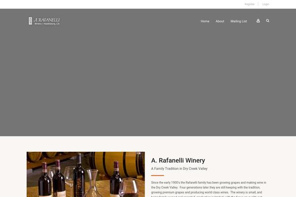 Aesthete theme site design template sample