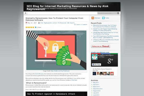 WordPress website example screenshot