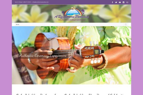 Avada theme site design template sample