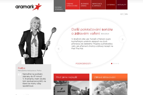 aramark.cz site used Aramark