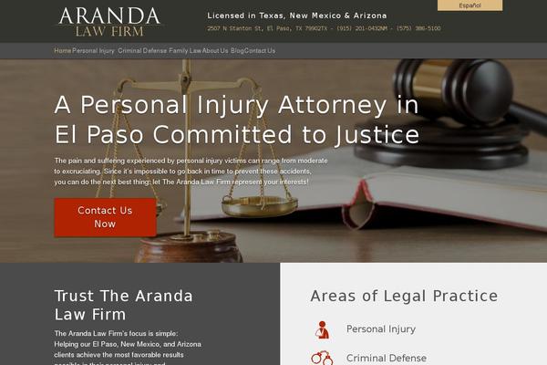 arandalawfirm.com site used Aranda2016