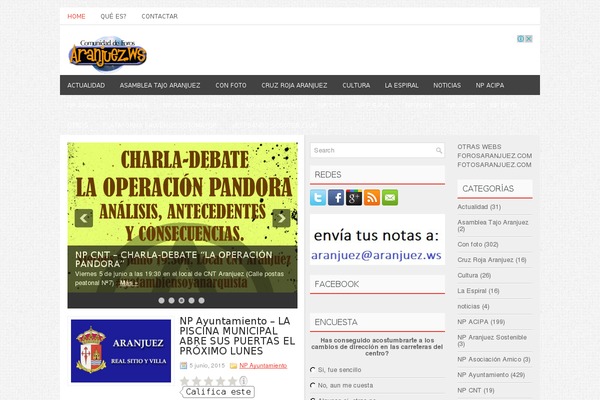 aranjuez.ws site used Newsentry