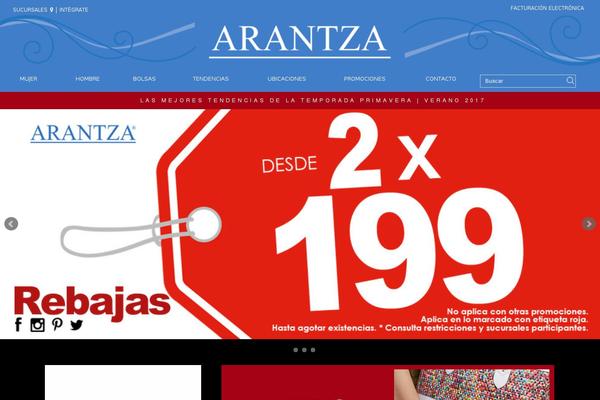 arantza.com.mx site used Arantza