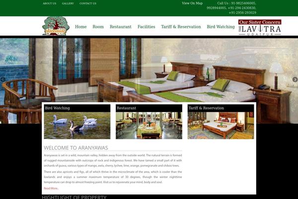 WordPress website example screenshot