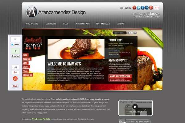 Asap theme site design template sample