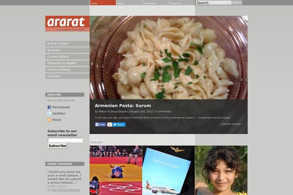 araratmagazine.org site used Ararat