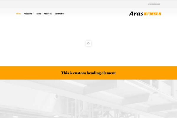 WordPress website example screenshot