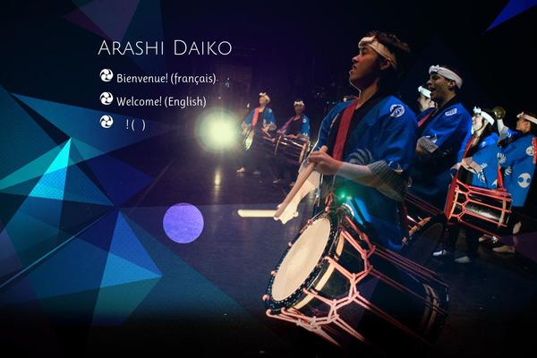 arashidaiko.org site used Arashidaiko